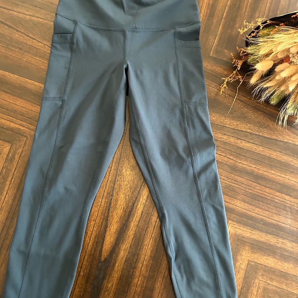 Teal High-Waisted Leggings